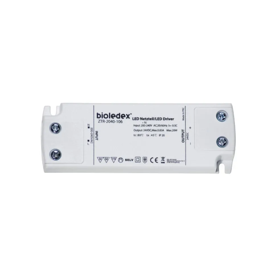 LED voeding ZTR-2040-106 24V DC 20W