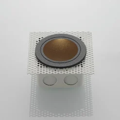 LED wand inbouwlamp Pordis, IP65, rond