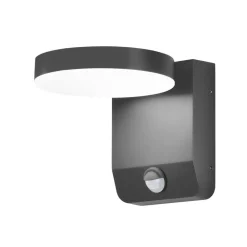LED wandlamp 9083, sensor, antraciet, 16 cm, CCT, IP54