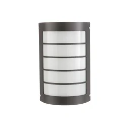 LED wandlamp Aqua Marco roestvrij staal antraciet lamellensensor