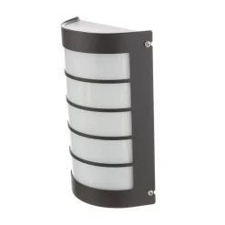 LED wandlamp Aqua Marco roestvrij staal antraciet lamellensensor