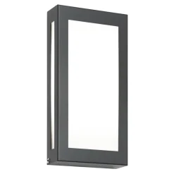 LED wandlamp Aqua Rain Mini, antraciet