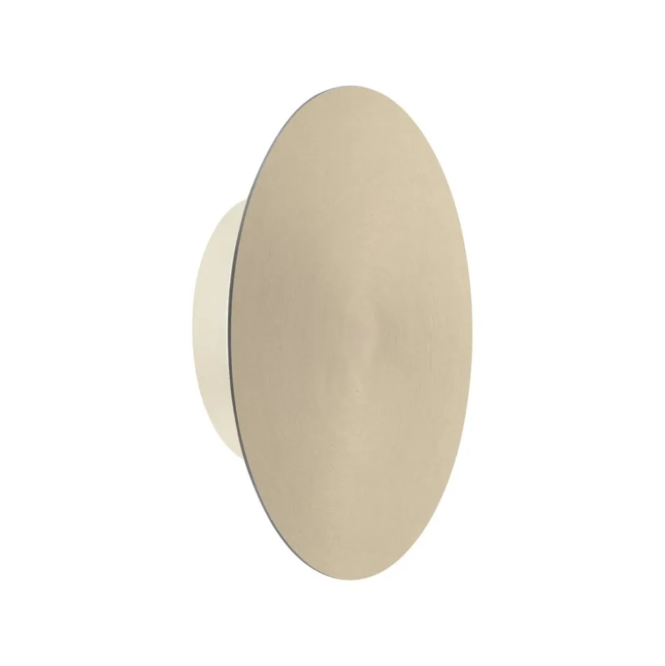 LED wandlamp batterij Puntua Ø 18 cm messing mat