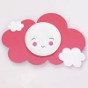 LED wandlamp beeldwolk Starlight Smile, roze