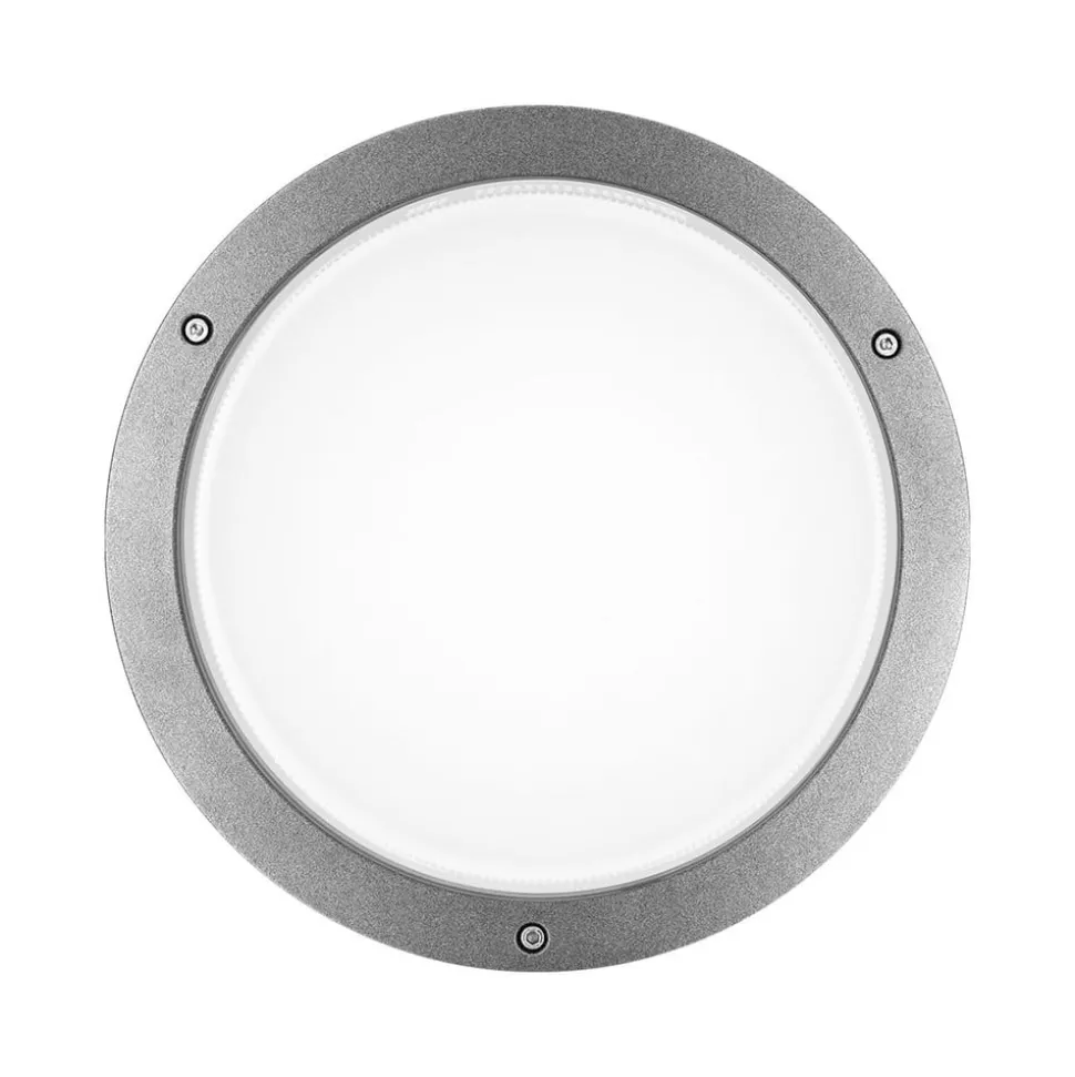 LED wandlamp Bliz Round 30 3.000K grijs dimbaar