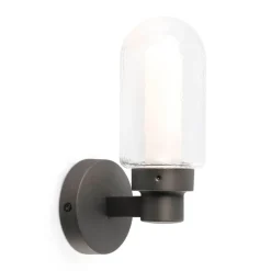 LED wandlamp Brume, brons