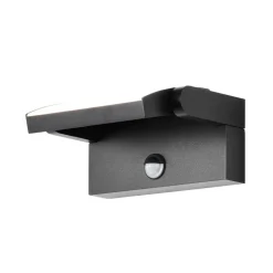 LED wandlamp CMD 9081, sensor, antraciet, 21 cm, CCT, IP54