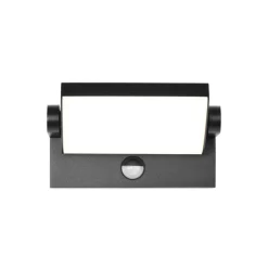 LED wandlamp CMD 9081, sensor, antraciet, 21 cm, CCT, IP54