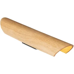 LED wandlamp Colombia, eiken natuur