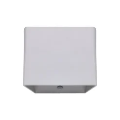 LED wandlamp Cube accu, magnetisch, wit