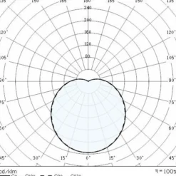 LED wandlamp Eko+26 LED, 3.000K, antraciet