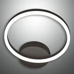 LED wandlamp Giotto, 1-lamp, zwart