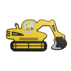 LED wandlamp graafmachine met stekker, geel, dimbaar