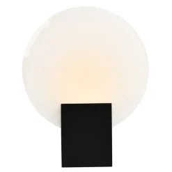 LED wandlamp Hester, IP44, zwart