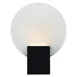 LED wandlamp Hester, IP44, zwart