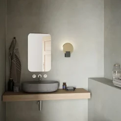 LED wandlamp Hester, IP44, zwart