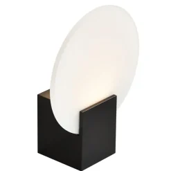 LED wandlamp Hester, IP44, zwart