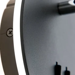 LED wandlamp Lenny met 2 lichtbronnen, zwart