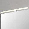 LED wandlamp Lino, chroom/wit