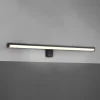 LED wandlamp Lino, mat zwart/wit