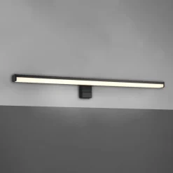 LED wandlamp Lino, mat zwart/wit