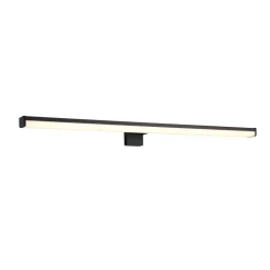 LED wandlamp Lino, mat zwart/wit