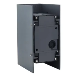 LED wandlamp Lucande Kimian, hoogte 17 cm, antraciet, IP54