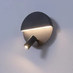 LED wandlamp Mario met zwenkbare spot