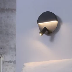 LED wandlamp Mario met zwenkbare spot