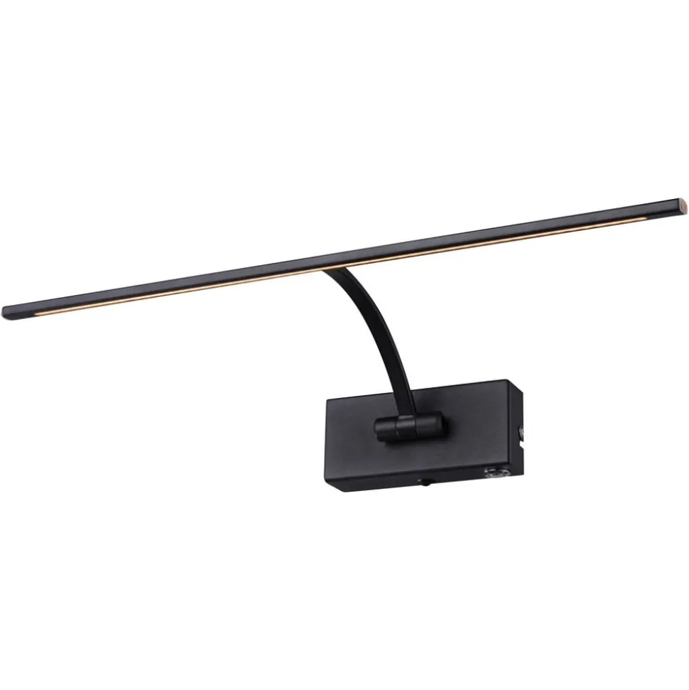 LED wandlamp Matisse, breedte 45 cm, zwart