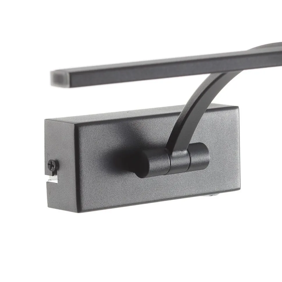 LED wandlamp Matisse, breedte 45 cm, zwart