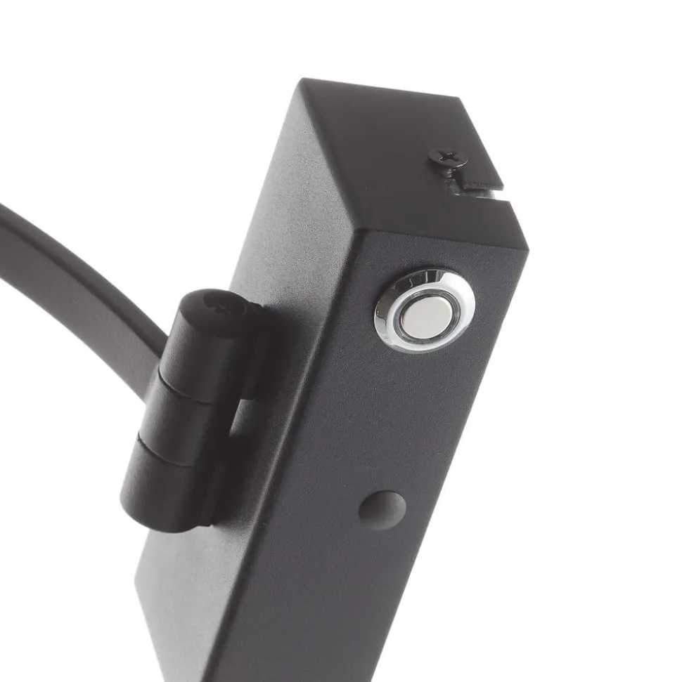 LED wandlamp Matisse, breedte 45 cm, zwart