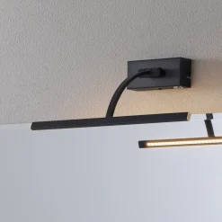 LED wandlamp Matisse, breedte 34 cm, zwart