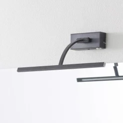 LED wandlamp Matisse, breedte 34 cm, zwart