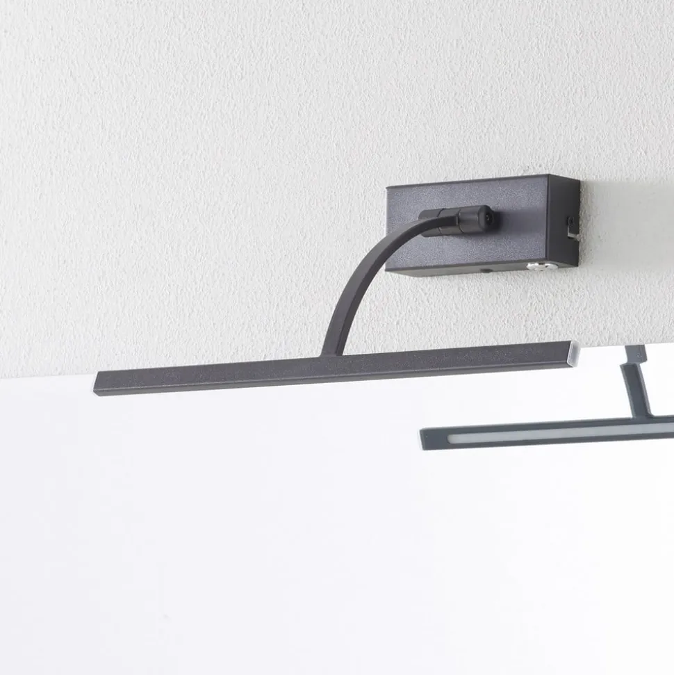 LED wandlamp Matisse, breedte 34 cm, zwart