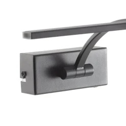 LED wandlamp Matisse, breedte 34 cm, zwart