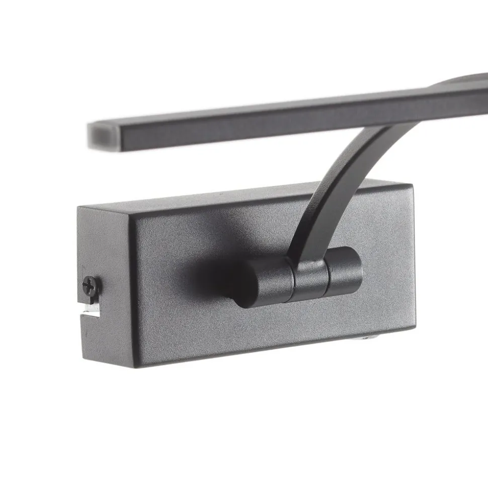 LED wandlamp Matisse, breedte 34 cm, zwart