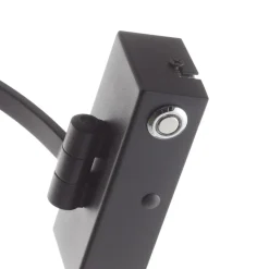 LED wandlamp Matisse, breedte 34 cm, zwart