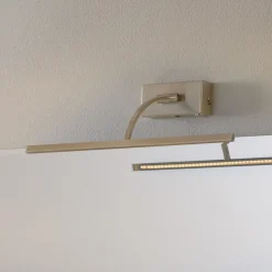 LED wandlamp Matisse, breedte 45 cm, zilver