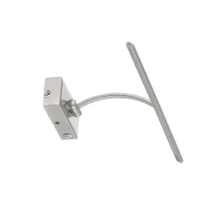 LED wandlamp Matisse, breedte 45 cm, zilver