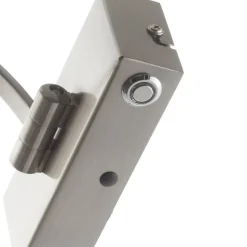 LED wandlamp Matisse, breedte 45 cm, zilver