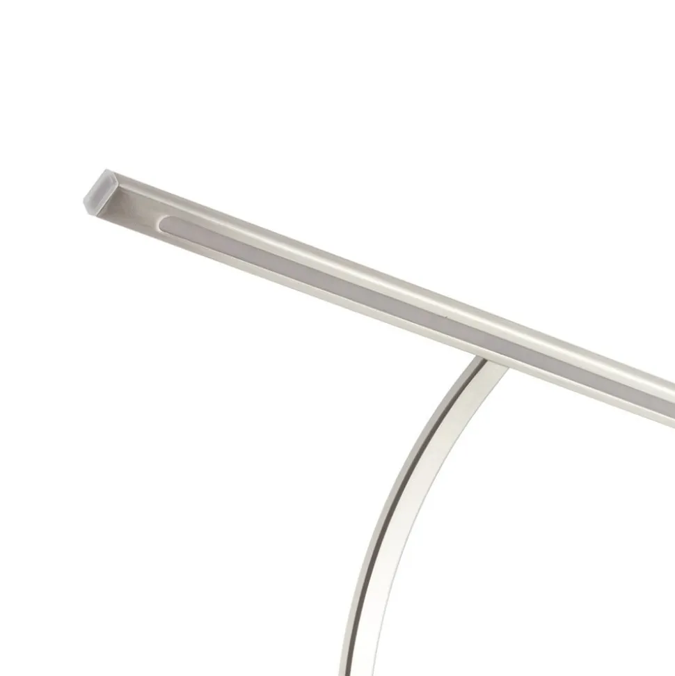 LED wandlamp Matisse, breedte 34 cm, zilver