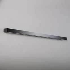 LED wandlamp Mera, breedte 120cm, zwart, 3000K