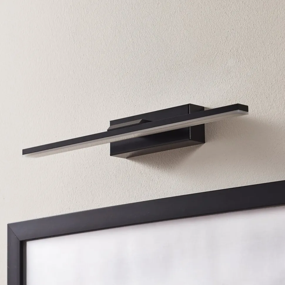 LED wandlamp Miroir 40 cm zwart 4000K