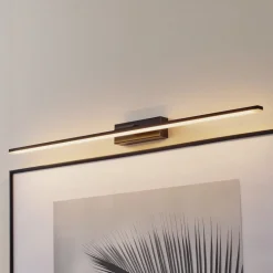 LED wandlamp Miroir 80 cm zwart 4000K