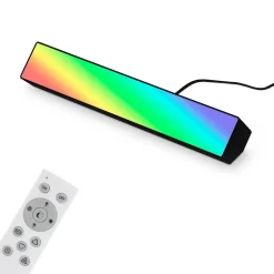 LED wandlamp Muro S, CCT, RGB, dimbaar, zwart