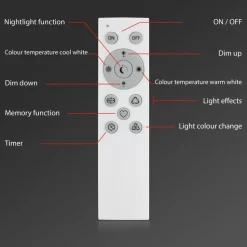 LED wandlamp Muro S, CCT, RGB, dimbaar, wit