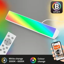 LED wandlamp Muro S, CCT, RGB, dimbaar, wit