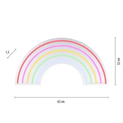 LED wandlamp Neon Rainbow, USB