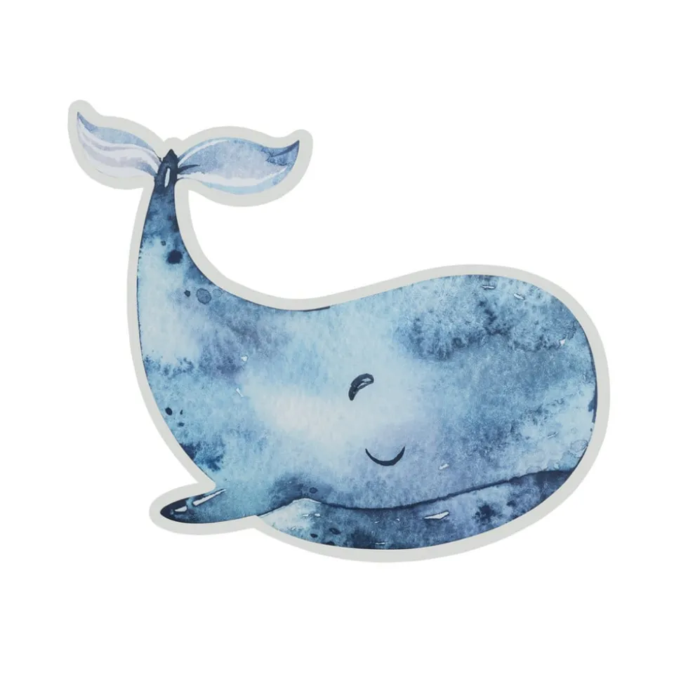 LED wandlamp Paul Pottwal met stekker, blauw, dimbaar